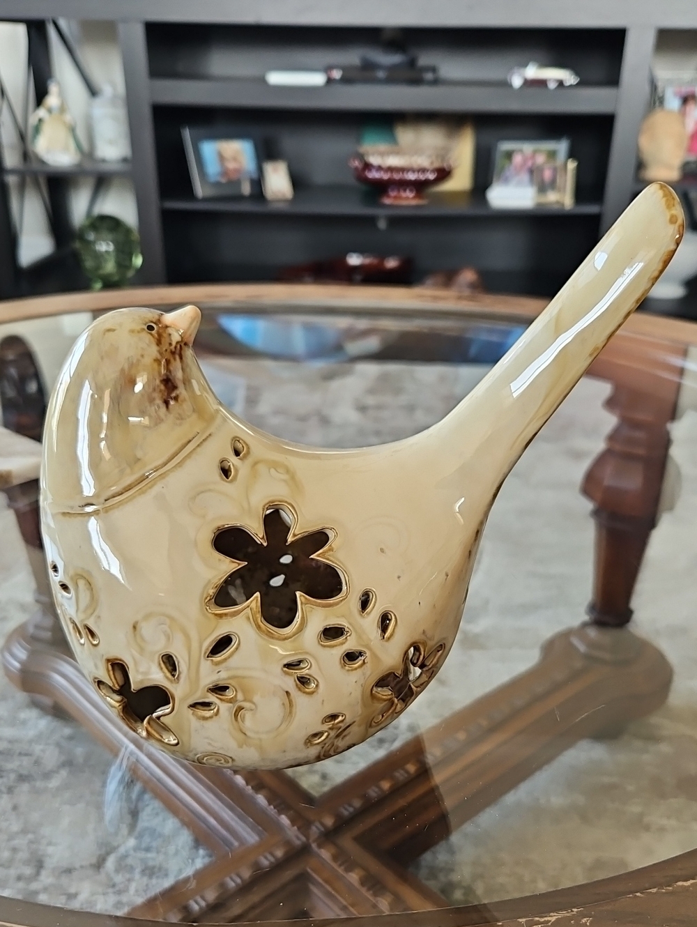 Ceramic Bird Tea Light Holder